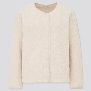 Off white teddy jacket